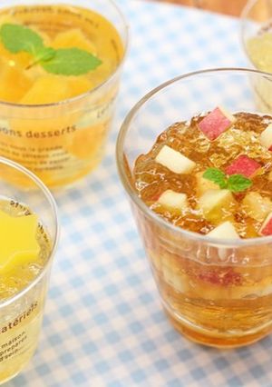 ぷるぷる♪フルーツビネガーゼリー-レシピのメイン写真