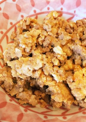 しっとり美味しい♩簡単手抜きそぼろ♩-レシピのメイン写真