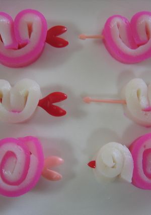 超かわいい♪ハートかまぼこ-レシピのメイン写真