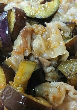 なすと豚バラ肉の味噌炒め-レシピのメイン写真