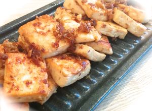 不思議な食感！硬豆腐のひとくちステーキ-レシピのメイン写真