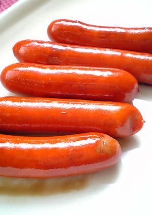 赤いウインナーが日焼けした?!-レシピのメイン写真