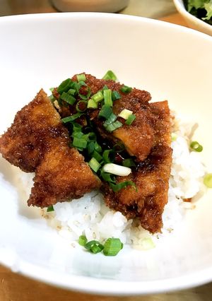簡単甘こく！ソースカツ丼-レシピのメイン写真