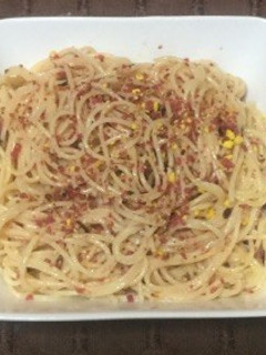 ふりかけパスタ(すきやき)-レシピのメイン写真