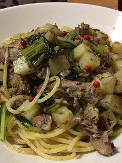 サバと新じゃがのパスタ-レシピのメイン写真