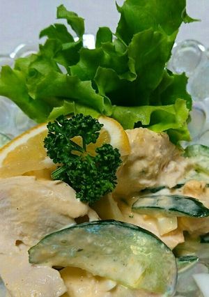 レモンのタルタルソース鶏むね肉のサラダ-レシピのメイン写真