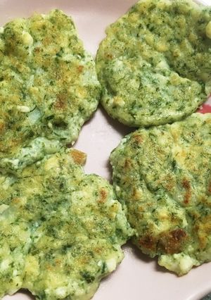 離乳食 ちくわと豆腐のふわふわ焼き-レシピのメイン写真