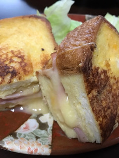 とろ〜りチーズ^_^簡単クロックムッシュ-レシピのメイン写真