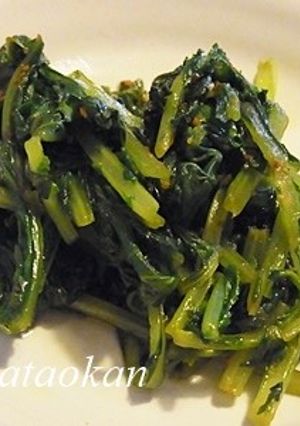 大根間引き菜のピリ辛炒め-レシピのメイン写真