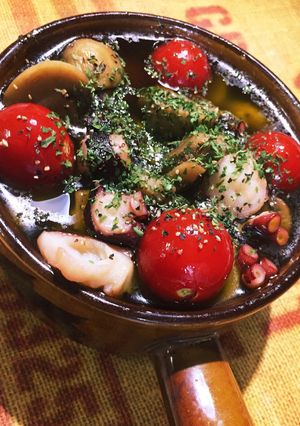 【簡単おつまみ】アヒージョ-レシピのメイン写真