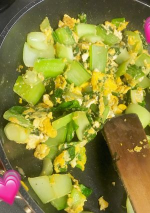 チンゲン菜と卵の炒め物♡-レシピのメイン写真