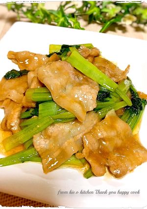 ❀豚バラ肉のトロリーン中華炒め❀-レシピのメイン写真