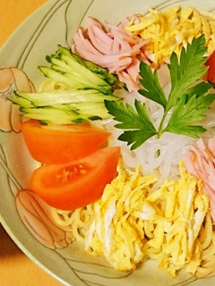 しらたき入り♪冷やし中華(ゴマだれ)-レシピのメイン写真