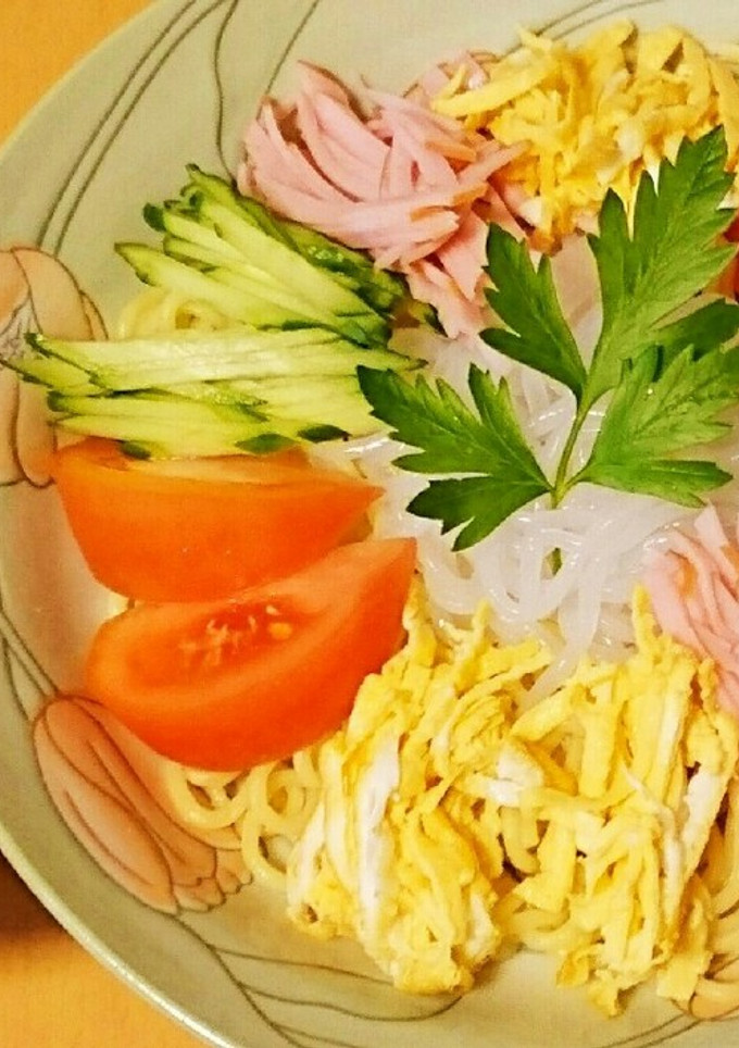 しらたき入り♪冷やし中華(ゴマだれ)-レシピのメイン写真