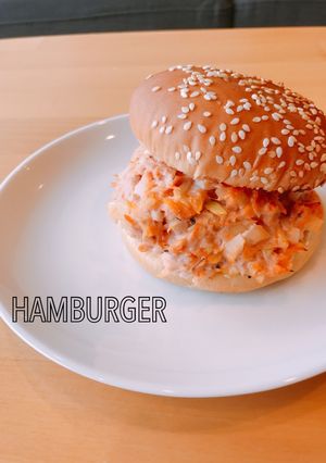 簡単！ケチャ&マヨソースのツナバーガー-レシピのメイン写真