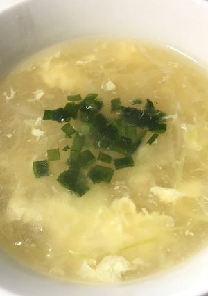 きゃべつと玉ねぎのふんわり卵スープ-レシピのメイン写真