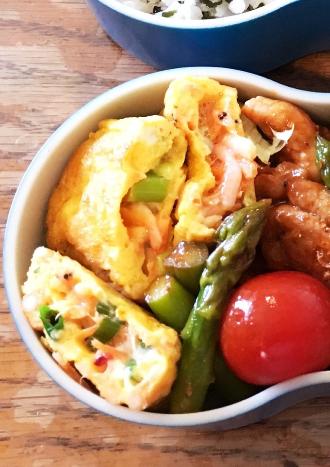 お弁当に！桜えびと青葱の卵焼き-レシピのメイン写真