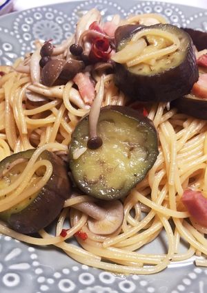 なすとベーコンの和風ペペロンチーノ-レシピのメイン写真