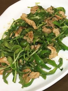 ☆ピーマンと豚肉のごまラー油炒め☆-レシピのメイン写真