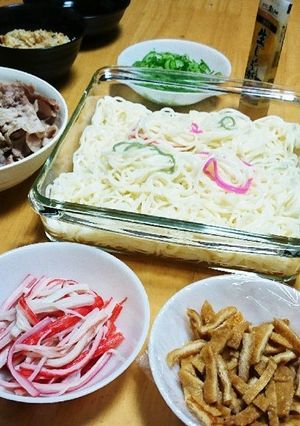 簡単！そうめんバイキング　パーティー　-レシピのメイン写真