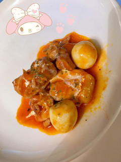 鶏肉のガーリックトマト炒め-レシピのメイン写真