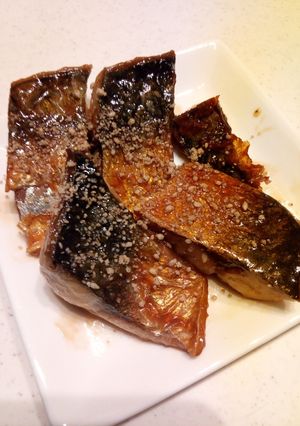 サバの甘辛レモン焼き-レシピのメイン写真