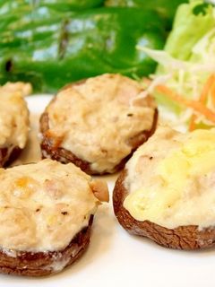 椎茸のツナマヨチーズ焼き-レシピのメイン写真