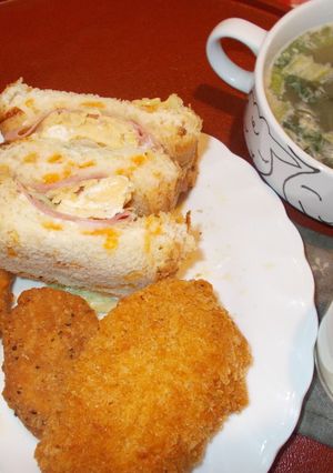 朝食残りダイナミックサンド-レシピのメイン写真