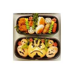 รูปของ ワンピース★ジンベイのキャラ弁★お弁当