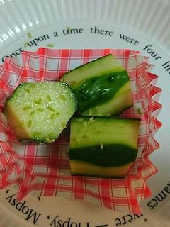 簡単☆お弁当おかず☆梅昆布茶きゅうり-レシピのメイン写真