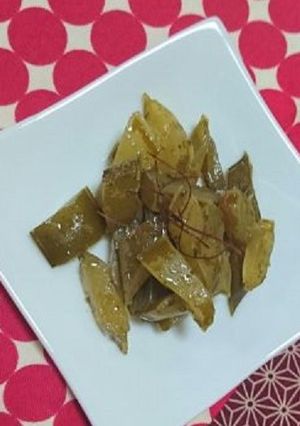 あたた生だししょうゆで茎わかめきんぴら♡-レシピのメイン写真