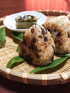 塩昆布と天かすの焼きおにぎり-レシピのメイン写真