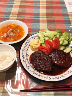 洋食屋風ハンバーグ-レシピのメイン写真