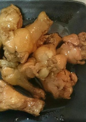 簡単な手羽元の煮付け♪-レシピのメイン写真