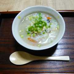 รูปของ 松茸風味のあったか雑炊