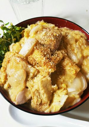 簡単！ふわとろろ親子丼-レシピのメイン写真