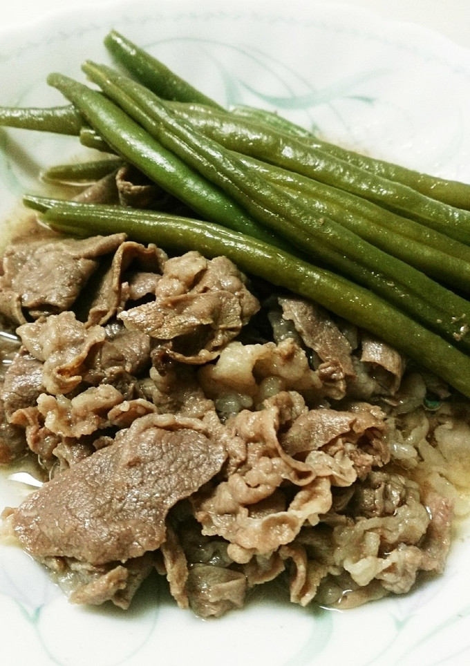 さやいんげんと牛肉のくたくた煮-レシピのメイン写真