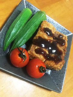 高野豆腐のトンカツ風( ´艸`)-レシピのメイン写真