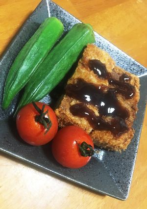 高野豆腐のトンカツ風( ´艸`)-レシピのメイン写真