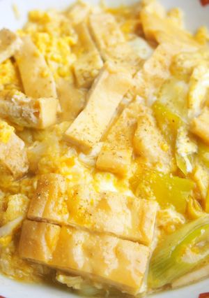 衣笠丼♪油揚からお出汁がジュワ～-レシピのメイン写真