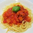 チキンソテーのトマトパスタ