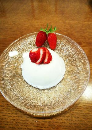 寒天でレアチーズケーキ味ババロア-レシピのメイン写真