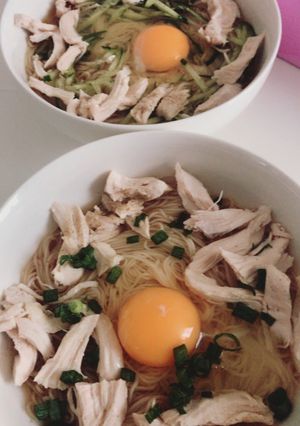 親子ソーメン？そうめん？素麺-レシピのメイン写真