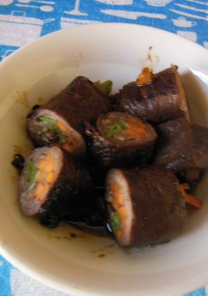 鹿肉の野菜巻き-レシピのメイン写真