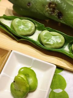 焼くだけで超簡単〜ほくほく♡焼きそら豆-レシピのメイン写真