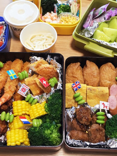 2017 運動会 お弁当 夏日冷うどん付-レシピのメイン写真