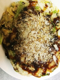 キャベツと山芋のなんちゃってお好み焼き-レシピのメイン写真