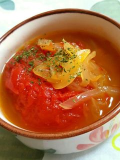 丸ごとトマトのコンソメスープ-レシピのメイン写真