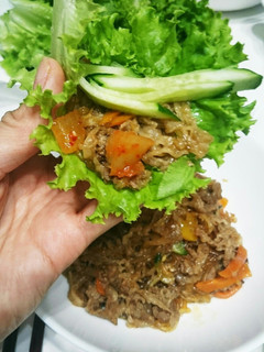 焼肉のたれでチャプチェ。を巻いて♪-レシピのメイン写真