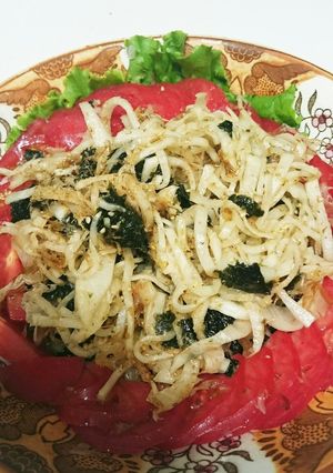 大根サラダ。醤油×ごま油♪-レシピのメイン写真